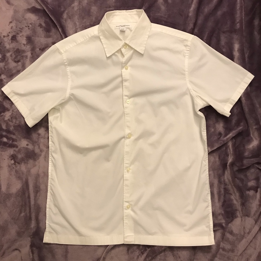 Banana Republic short sleeve slim fit button down
